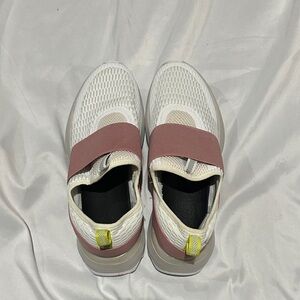 Sorel White and Pink Slip-On Sneakers Size 8.5